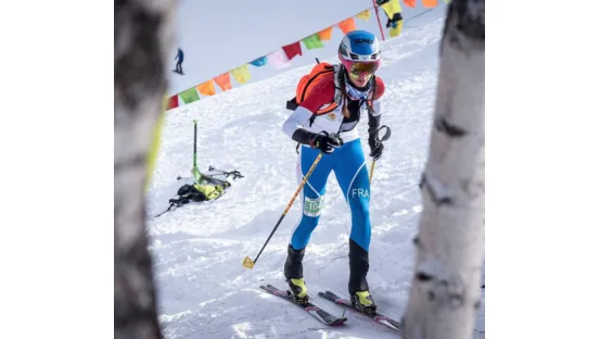 Début de saison sur le podium pour Adèle Milloz en Coupe du monde de ski alpinisme