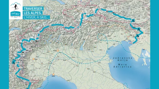 DéfiAlp – Départ pour la traversée des Alpes en ski de randonnée